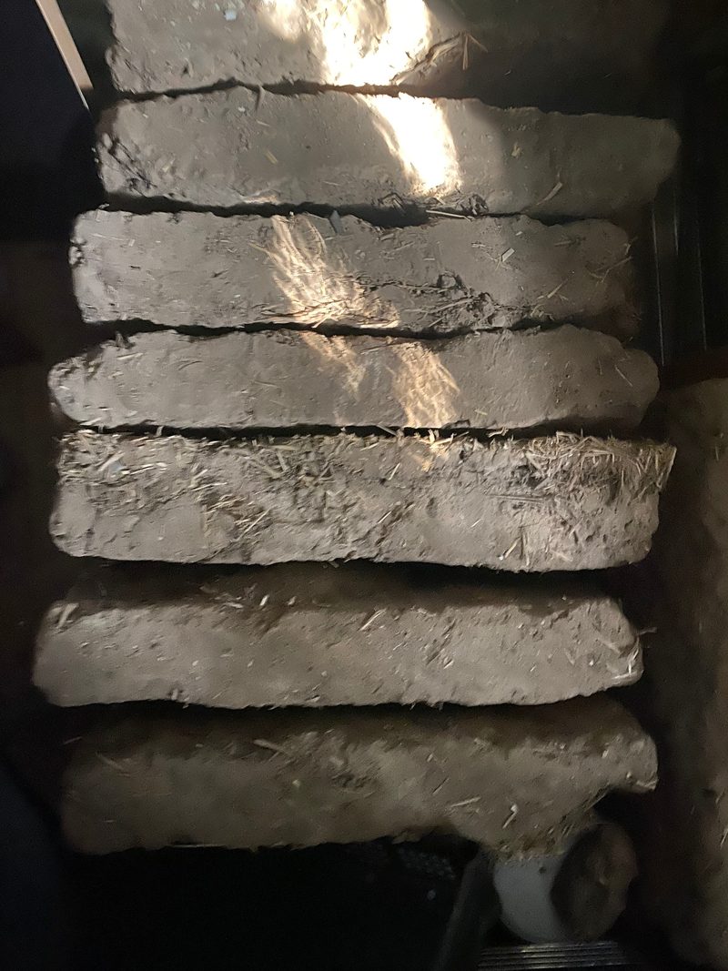 Aqua Vitae — Adobe bricks, each more than 100 years old